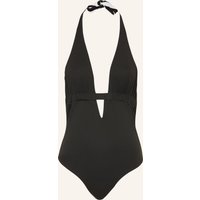 Max Mara BEACHWEAR Max Mara Beachwear Neckholder-Badeanzug Bchchenzia Mit Cut-Out schwarz