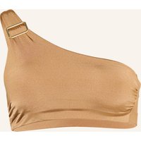 Max Mara BEACHWEAR Max Mara Beachwear One-Shoulder-Bikini-Top Alisia beige
