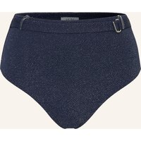 JETS Australia Jets Australia High-Waist-Bikini-Hose Tirari Nights Mit Glitzergarn blau