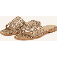UNÜTZER Unützer Pantoletten Mit Cut-Outs beige