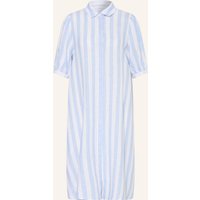 ROBERT FRIEDMAN Robert Friedman Hemdblusenkleid Aus Leinen blau