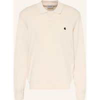 Carhartt WIP Carhartt Wip Strick-Poloshirt Madison weiss