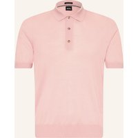 Boss Strick-Poloshirt Nolano rosa