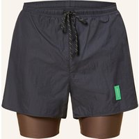 District Vision District Vision 2-In-1-Laufshorts schwarz