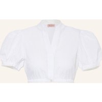 ALISSA BY KINGA MATHE Alissa By Kinga Mathe Dirndlbluse Gini Aus Lochspitze weiss