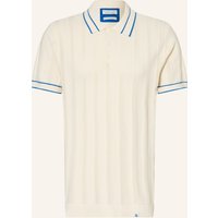 COLOURS & SONS Strick-Poloshirt weiss