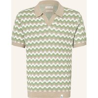 COLOURS & SONS Strick-Poloshirt beige