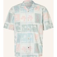 COLOURS & SONS Colours & Sons Resorthemd Postcards Regular Fit gruen