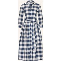 0039 italy 0039 Italy Hemdblusenkleid Julene Mit 3/4-Arm blau