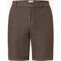 BRAX Leinenshorts braun