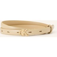 Calvin Klein Ledergürtel beige