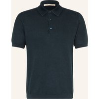 MAURIZIO BALDASSARI Maurizio Baldassari Strick-Poloshirt blau