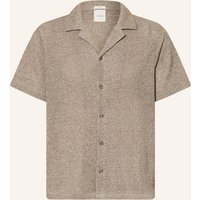 Calvin Klein Strickhemd Regular Fit beige