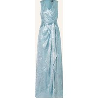 Adrianna Papell Adrianna Papell Abendkleid Aus Mesh Mit Glitzergarn blau
