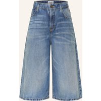 CAMBIO Jeans-Bermudas Palazzo blau