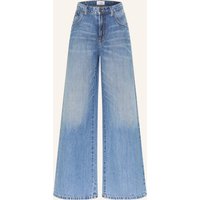 CAMBIO Wide Leg Jeans Palazzo Advance blau