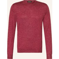 ZEGNA Pullover Mit Seide Und Cashmere pink