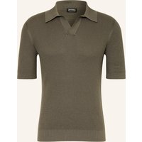 ZEGNA Zegna Strick-Poloshirt gruen