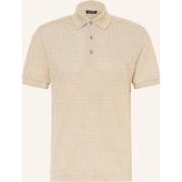ZEGNA Zegna Piqué-Poloshirt Mit Seide beige