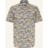 camel active Camel Active Kurzarm-Hemd Regular Fit gelb
