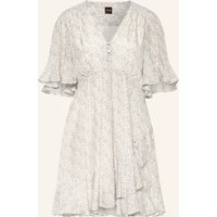 Boss Kleid Dalizia Mit Volants beige