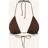 JACQUEMUS Jacquemus Triangel-Bikini-Top Le Haut De Plage braun