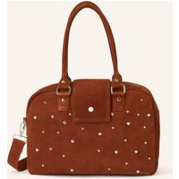 NÚNOO Núnoo Laptop-Tasche Harper Sweetheart Mit Nieten braun