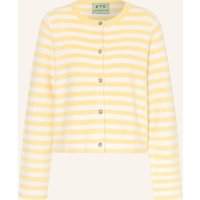 FTC CASHMERE Strickjacke gelb