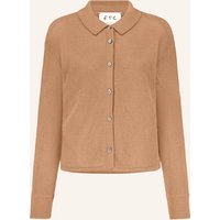 FTC CASHMERE Strickjacke Aus Cashmere braun