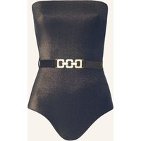 Zimmermann Zimmermann Bandeau-Badeanzug Aster Mit Glitzergarn schwarz