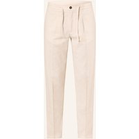 Aurélien Aurélien Leinenchino Slim Fit beige