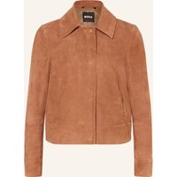 Boss Lederjacke Samaro rot