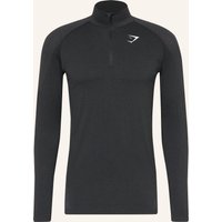 GYMSHARK Gymshark Longsleeve Vital Seamless schwarz