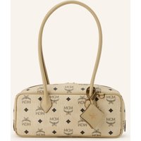 MCM Schultertasche Aren Small beige