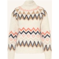 CREME / ORANGE / DUNKELBLAU