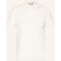 Aurélien Aurélien Frottee-Poloshirt Terry Towelling weiss
