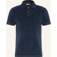 Aurélien Aurélien Frottee-Poloshirt Terry Towelling blau