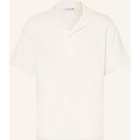 Lacoste Strick-Poloshirt weiss