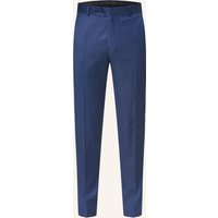 WILVORST Wilvorst Anzughose Slim Fit blau
