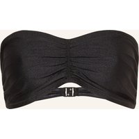 AllSaints Allsaints Bandeau-Bikini-Top Court schwarz