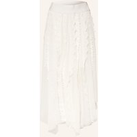 AllSaints Allsaints Mesh-Rock Vashtie Mit Spitze weiss