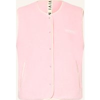 VIVI MARI Vivi Mari Teddyfell-Weste rosa