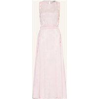 sandro Jacquard-Kleid Mit Cut-Outs rosa