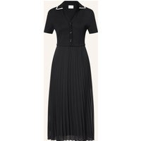 CLAUDIE PIERLOT Claudie Pierlot Kleid Im Materialmix Mit Plissees schwarz