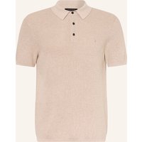 AllSaints Allsaints Strick-Poloshirt Aspen beige