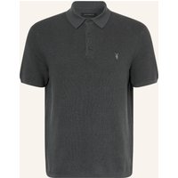 AllSaints Allsaints Strick-Poloshirt Aspen blau