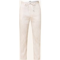 drykorn Hose Deger Im Jogging-Stil Regular Fit Mit Leinen beige