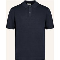 ROY ROBSON Strick-Poloshirt blau