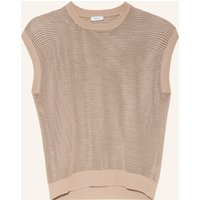 PESERICO Peserico Strickshirt Mit Leinen Und Glitzergarn beige