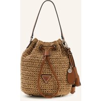 Guess Beuteltasche Ofelia beige